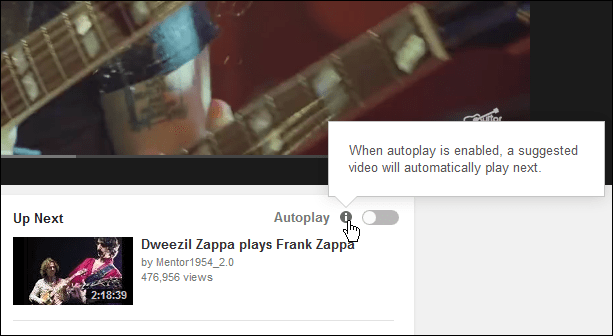 Youtube Autoplay Button unten
