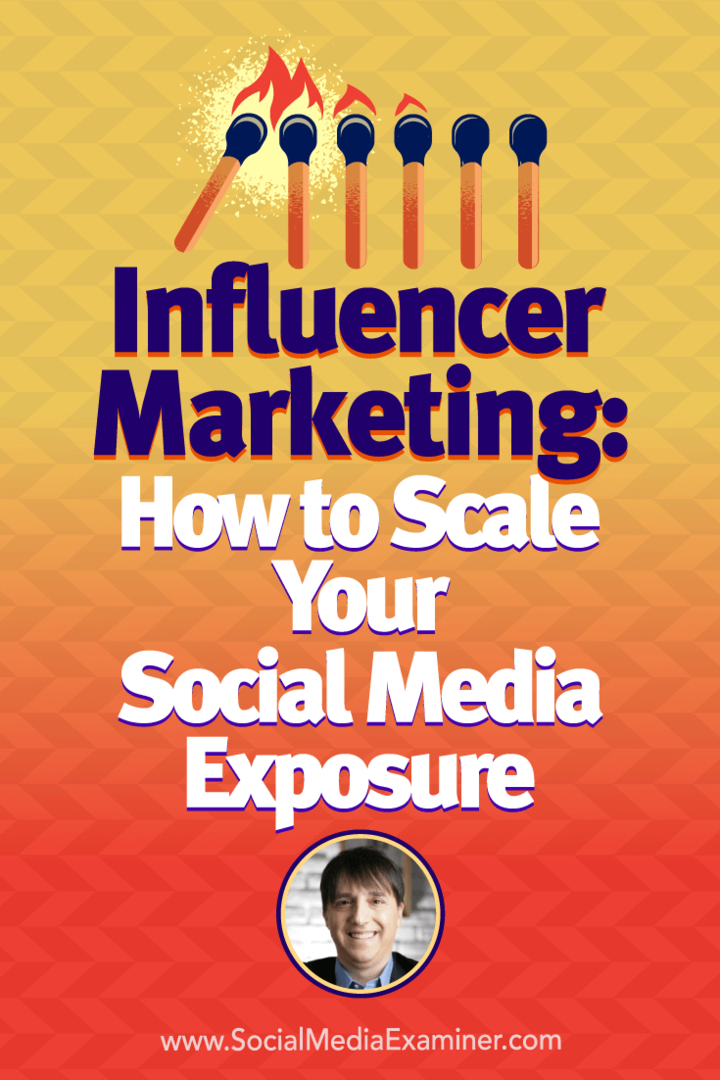 Influencer Marketing: So skalieren Sie Ihre Social Media-Exposition: Social Media Examiner