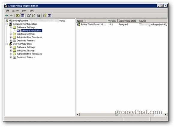Bereitstellen von MSI-Paketen in Gruppenrichtlinien unter Windows Server