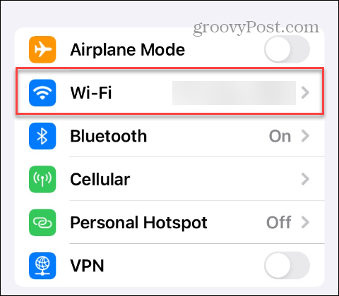 Vergessen Sie ein Wi-Fi-Netzwerk auf einem iPhone