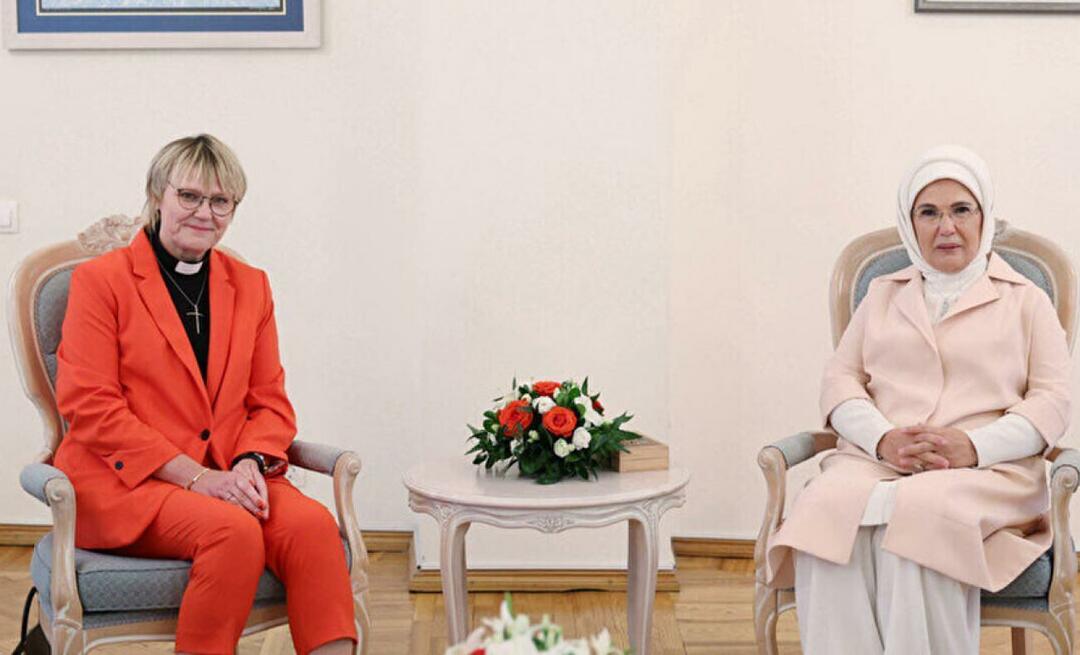Herzlichen Glückwunsch an Emine Erdoğan von Birgitta Ed, der Frau des schwedischen Premierministers Ulf Kristersson!