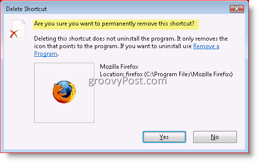 So deaktivieren Sie das Dialogfeld zum Löschen der Bestätigung für Windows 7, Vista und XP