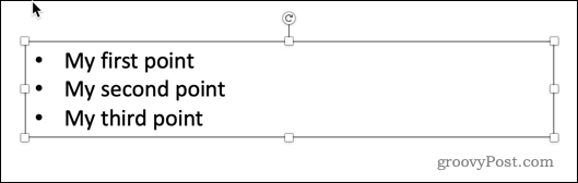Powerpoint-Text