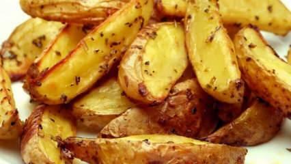 Wie macht man würzige Kartoffeln im Ofen? Das einfachste gebackene würzige Kartoffelrezept