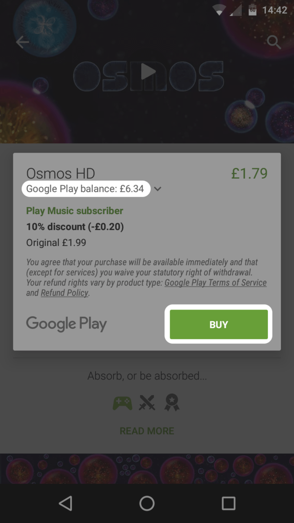 Play Store (1) Google Play Guthaben kostenlose Apps Store Musik-TV zeigt Filme Comics Android Meinung belohnt Umfragen Standort spielen Balance