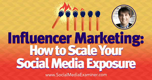 Influencer Marketing: So skalieren Sie Ihre Social Media-Präsenz mit Erkenntnissen von Neal Schaffer im Social Media Marketing Podcast.