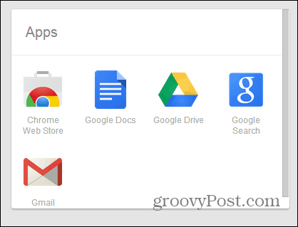 Google Chrome Google Now Apps-Karte