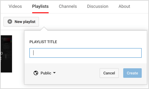 YouTube-Kanal Wiedergabeliste erstellen