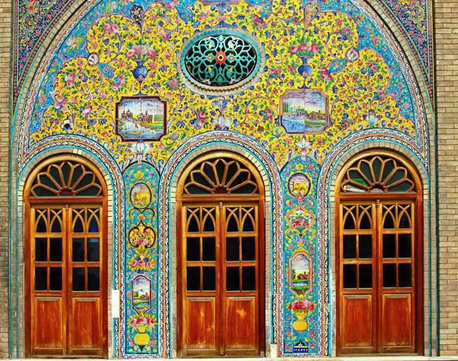 Szenen aus dem Golestan-Palast
