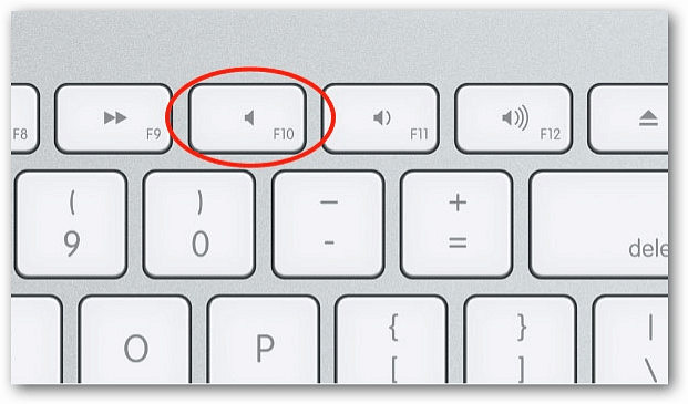 Mac-Tastatur stumm schalten