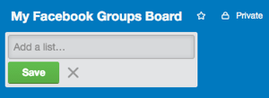 Trello-Labels für Facebook-Gruppen