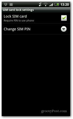 Android PIN Code deaktivieren