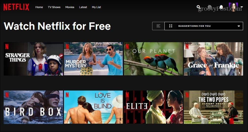 Netflix kostenlos
