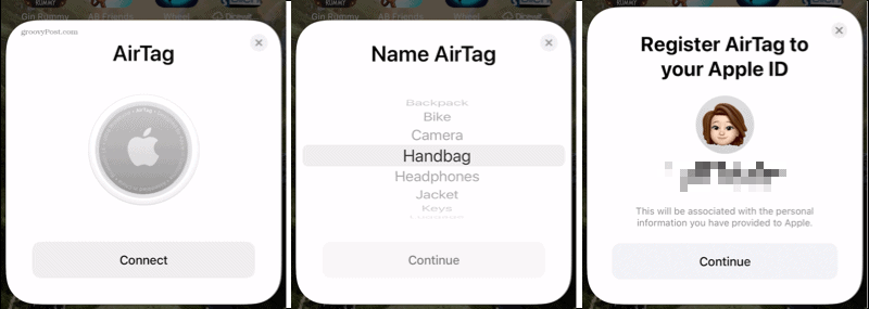 AirTag mit dem iPhone verbinden