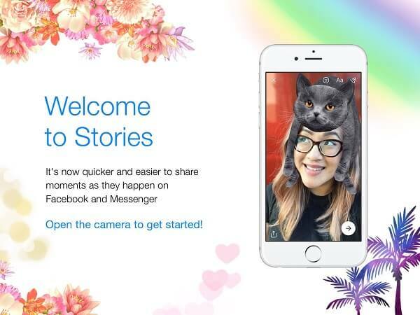 Facebook hat den Messenger Day mit Facebook Stories zusammengeführt und als eine Erfahrung veröffentlicht, die einfach Stories genannt wird.