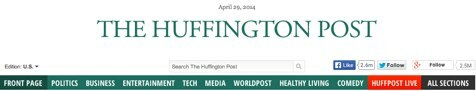 der Huffington Post Header