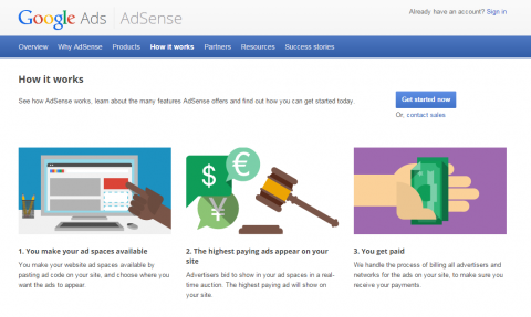 Google AdSense kann Ihnen eine Vorstellung davon geben, welchen Wert jede Platzierung auf Ihrer Website haben könnte. 