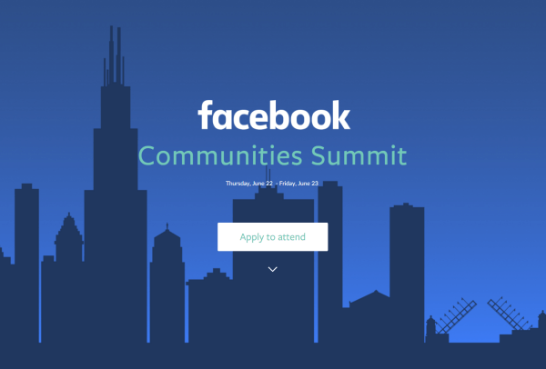 Facebook wird am 22. und 23. Juni in Chicago den ersten Facebook Communities Summit veranstalten.