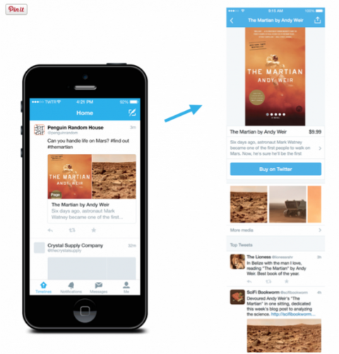 Twitter testet Produkt- und Ortssammlungen