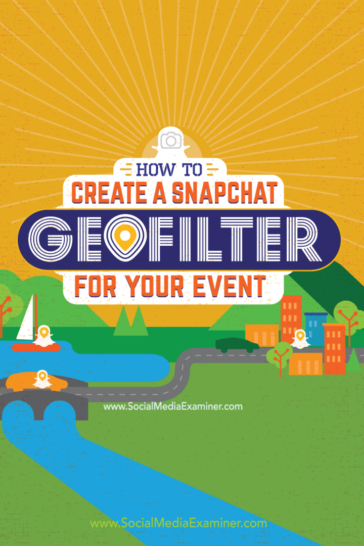 So erstellen Sie einen Snapchat-Geofilter
