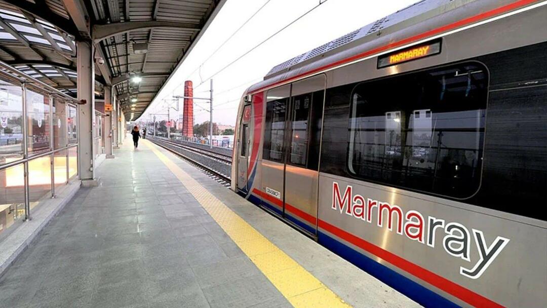 Einzelheiten zu den Zeiten der Marmaray-Reisen