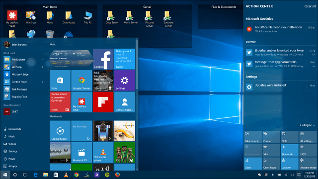 So sichern Sie das Windows 10-Startmenü-Layout