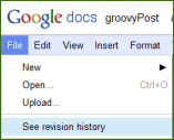 Google Revision History Tool heute aktualisiert