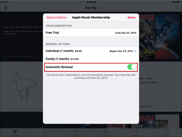 4 Automatische Verlängerung iOS 9