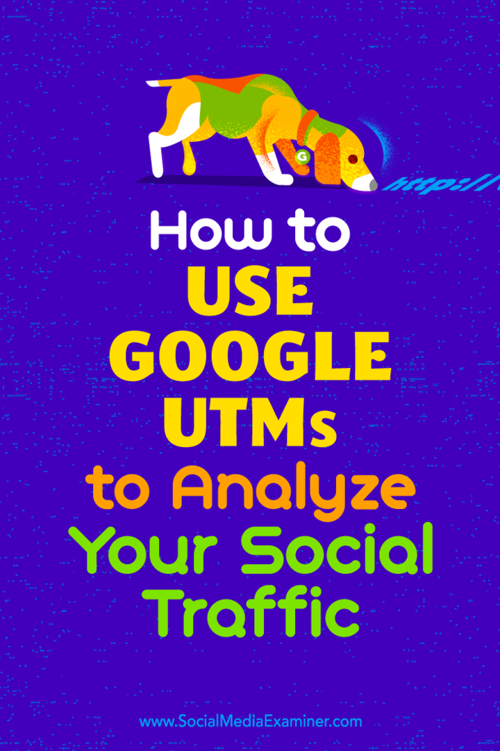 So verwenden Sie Google UTMs zur Analyse Ihres sozialen Datenverkehrs: Social Media Examiner