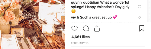 Wie man bezahlte Social Influencer rekrutiert, Beispiel für Instagram Influencer Posts mit Kommentaren und Tausenden von Likes