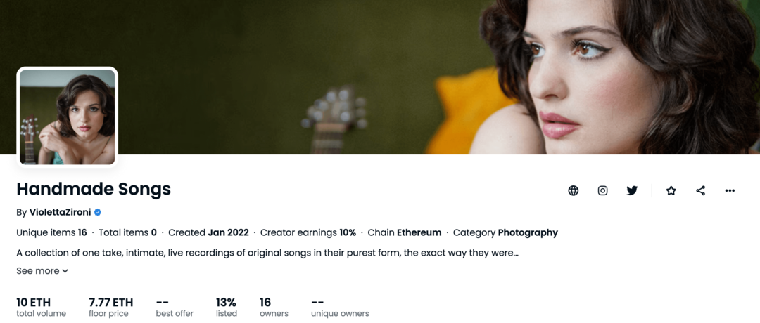 Musik und NFTs: Die Einführungsstrategie von Violetta Zironi: Social Media Examiner