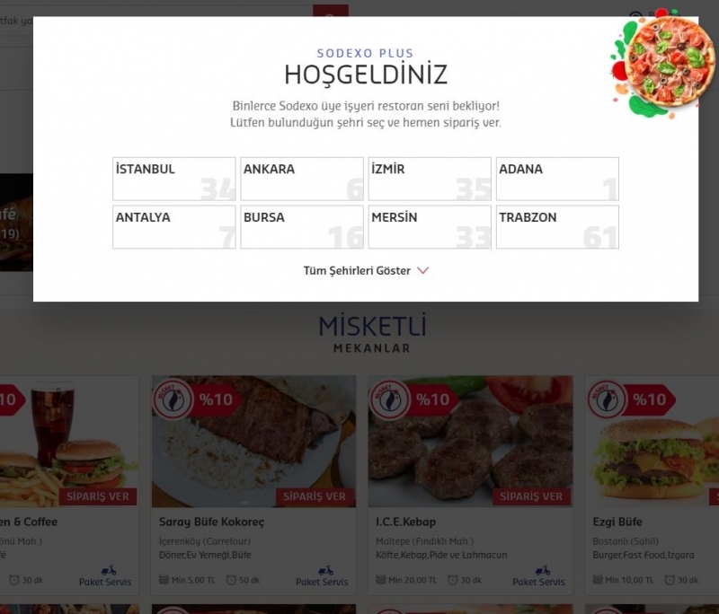 Websites, auf denen Lebensmittel online bestellt werden können