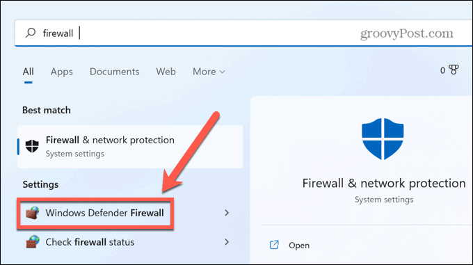 Windows 11 Defender-Firewall