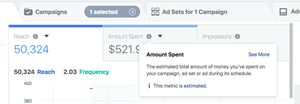 Richten Sie Ihr Facebook-Anzeigenbudget auf die Einnahmen, die Sie generieren möchten.