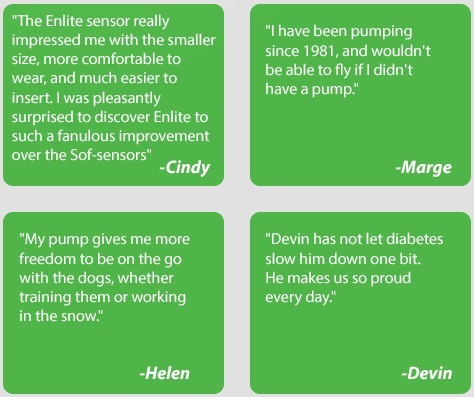 aktualisierte Auszüge aus der User Story von medtronic diabetes