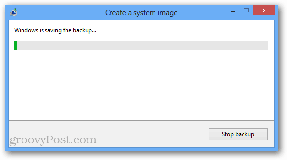 Windows 8 Backup speichern