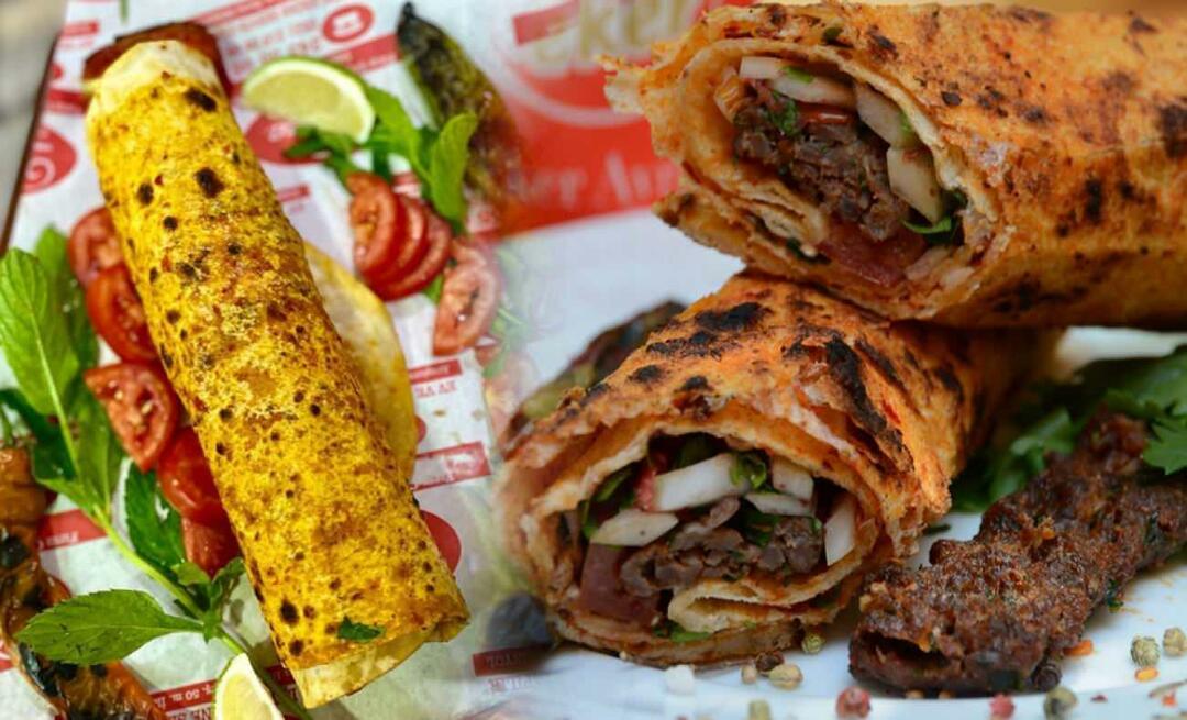 Wie macht man Hatays berühmten Harbiye-Kebab? Was ist ein Harbiye-Wickel?