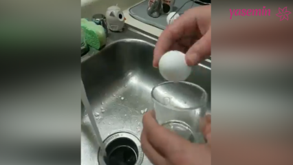 Mit einer solchen Technik kochte er das gekochte Ei.