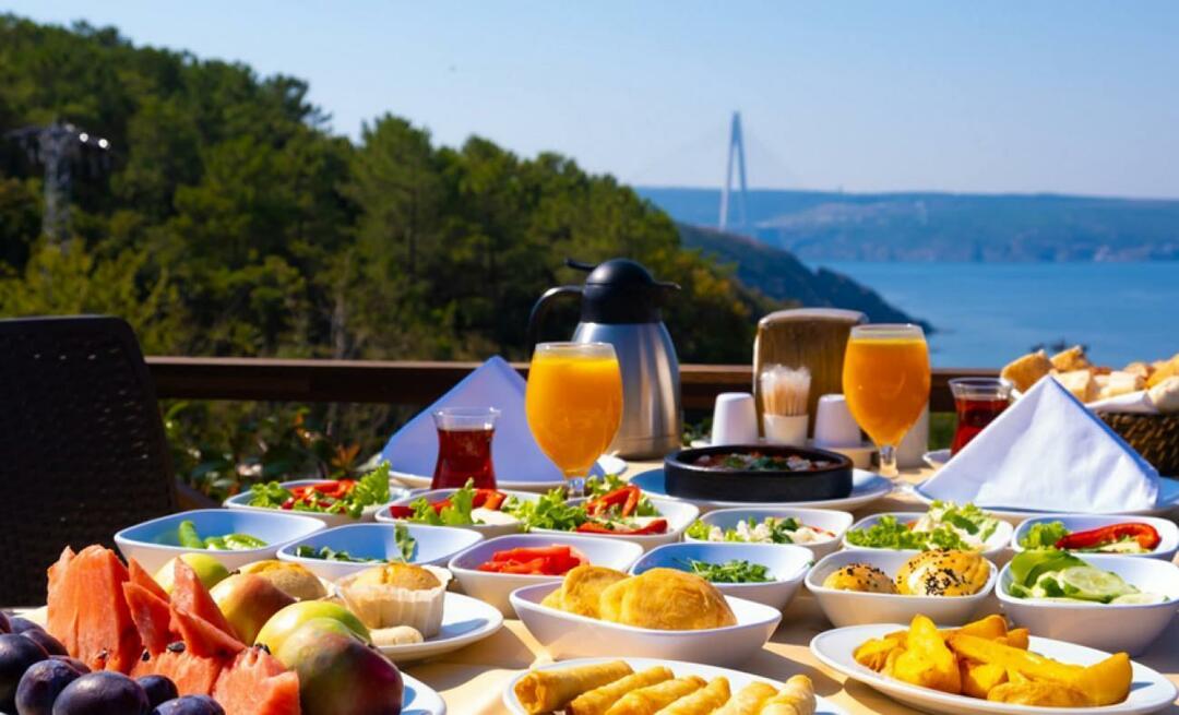 Wo sind die besten Frühstückslokale in Istanbul? Wo kann man in Istanbul frühstücken?