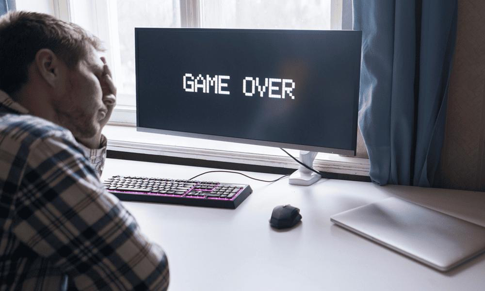 Frustration über PC-Spielfehler wird vorgestellt