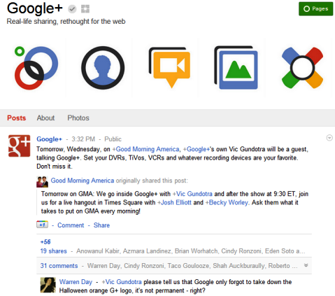 Google+ Seiten - Google+
