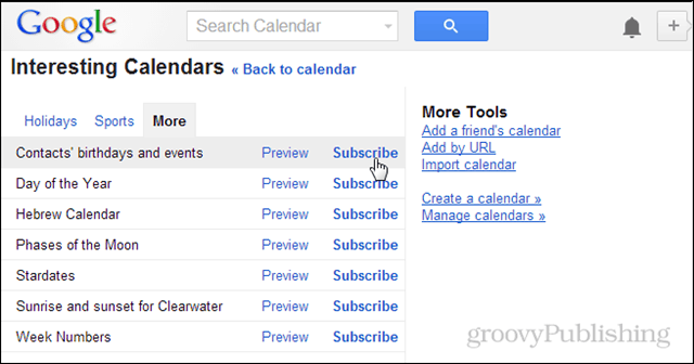 So kopieren Sie Kontaktgeburtstage in Ihren Google Kalender