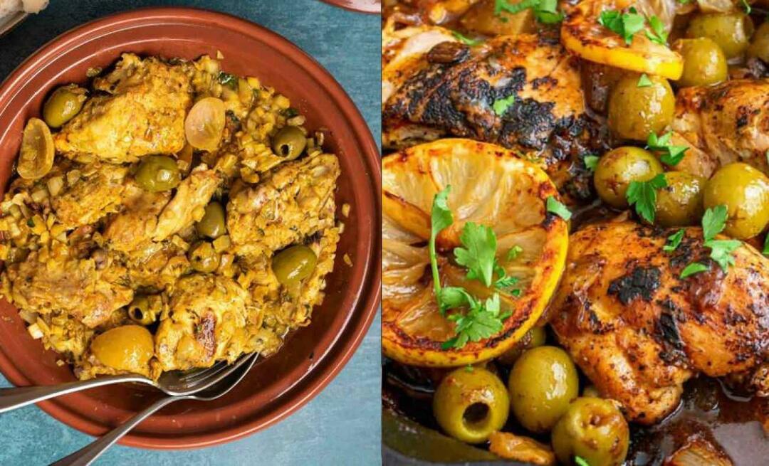 Wie macht man marokkanisches Hühnchen? Marokkanisches Hühnchenrezept für alle, die einen anderen Geschmack suchen!