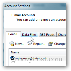So erstellen Sie eine PST-Datei für Outlook 2013 - Klicken Sie auf Datendatei