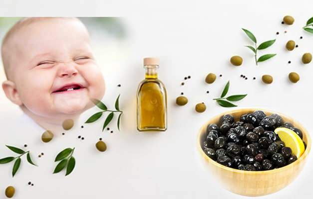 Olivengebrauch bei Babys