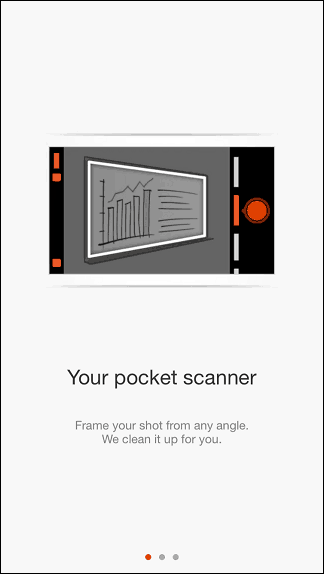 Verwendung des mobilen Microsoft Office Lens-Scanners