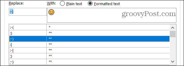 Formatierte Textersetzungen in Word unter Windows