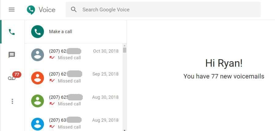 Google Voice Calls