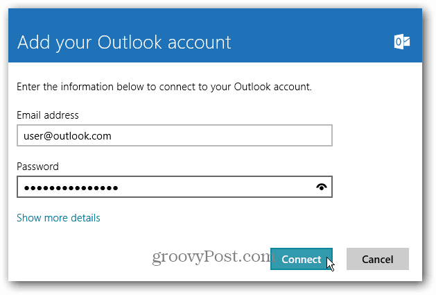 So verwenden Sie POP-E-Mail mit Windows 8 Mail über Outlook.com