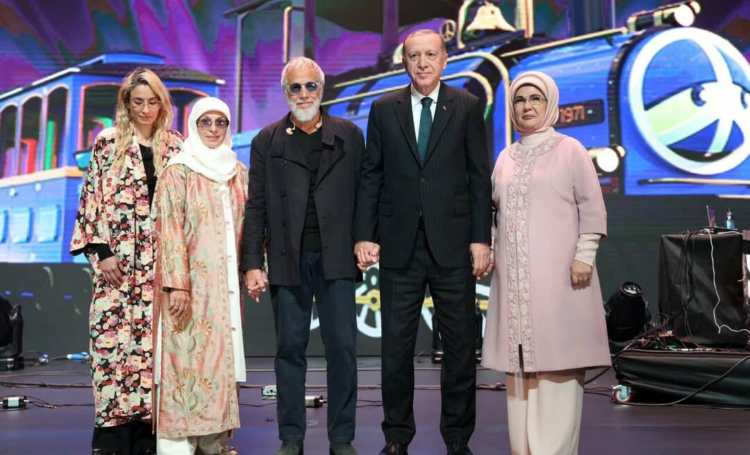 Emine Erdogan geteilt vom Konzert von Yusuf Islam!
